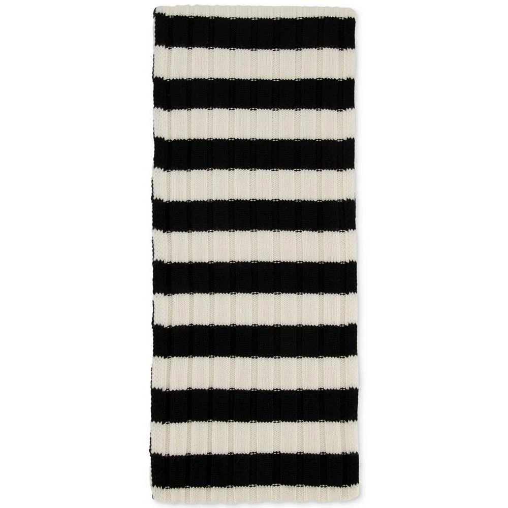 商品Kate Spade|Women's Bicolor Stripe Knit Scarf,价格¥748,第3张图片详细描述