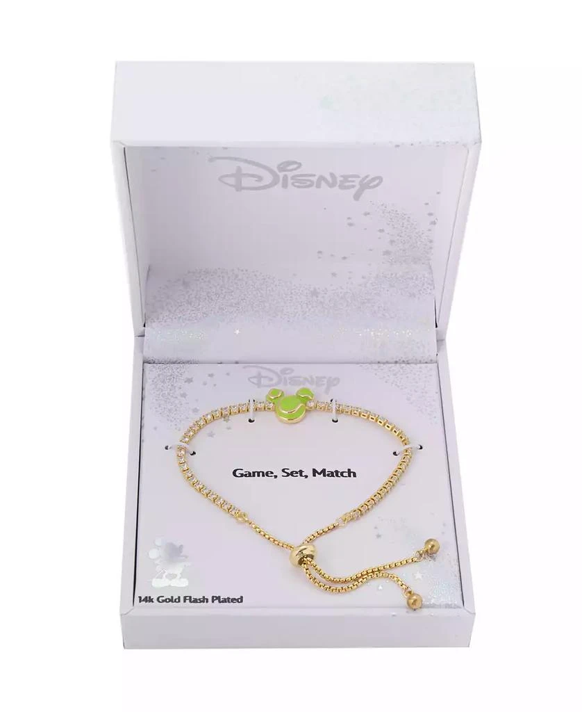 商品Disney|Mickey Mouse Cubic Zirconia Ball Tennis Bolo Bracelet,价格¥154,第3张图片详细描述