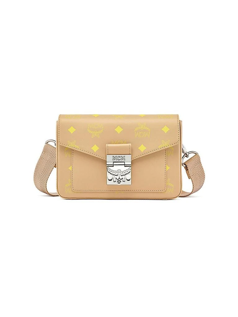 商品MCM|Small Color Splash Logo Leather Crossbody Bag,价格¥3427,第1张图片