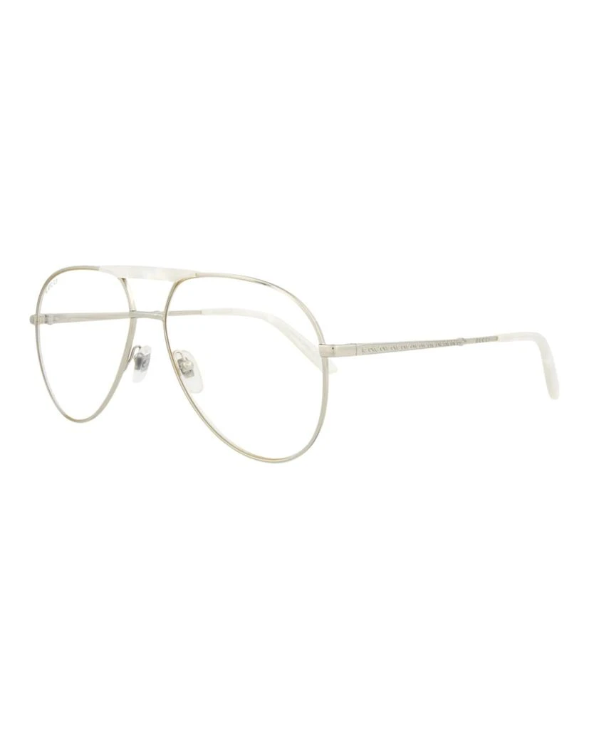 商品Gucci|Aviator-Frame Metal Sunglasses,价格¥1114,第2张图片详细描述