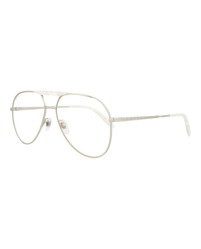 商品Gucci|Aviator-Style   Metal  Sunglasses,价格¥965,第4张图片详细描述