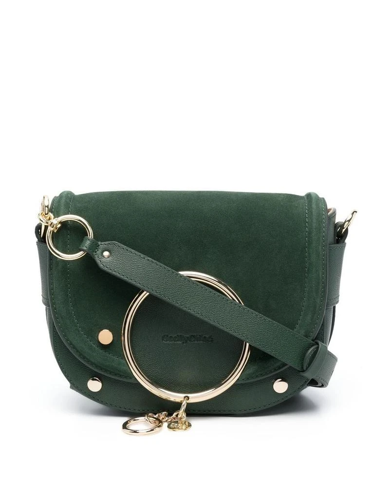 商品See by Chloé|See By Chloé Women&#39;s  Green Leather Shoulder Bag,价格¥3664,第1张图片