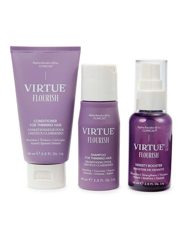 商品VIRTUE|3-Piece Hair Rejuvenation Treatment Set,价格¥224,第1张图片