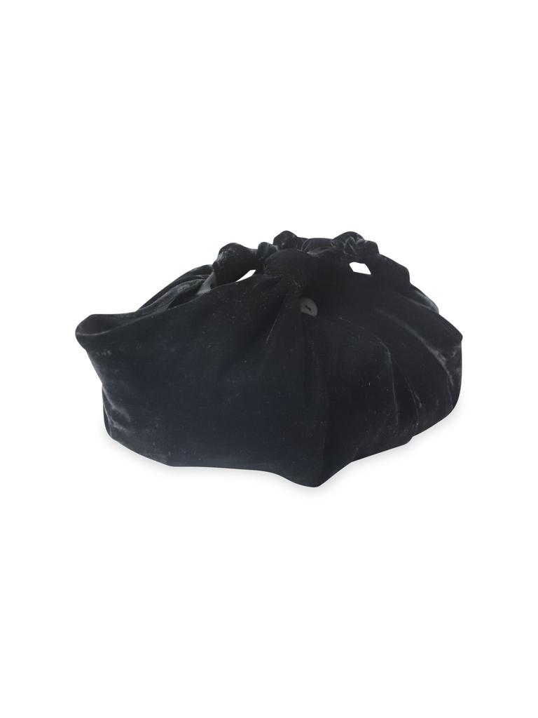 商品[二手商品] The Row|The Row Ascot 2 Bag In Black Velvet,价格¥3750,第1张图片