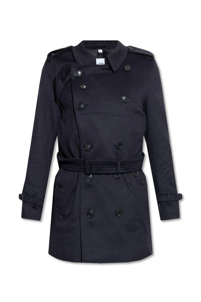 商品Burberry|Burberry Double-Breasted Belted Trench Coat,价格¥7240,第1张图片