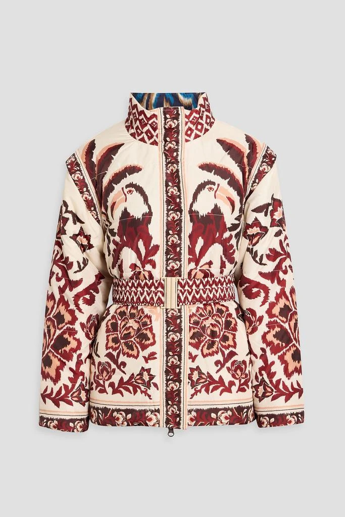 商品Farm Rio|Reversible quilted printed shell jacket,价格¥1159,第1张图片