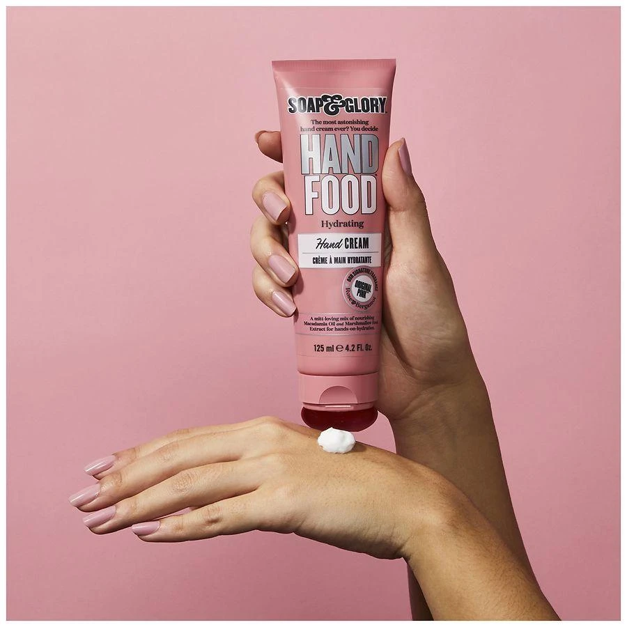 商品Soap & Glory|Hand Food Hydrating Hand Cream Original Pink,价格¥67,第3张图片详细描述