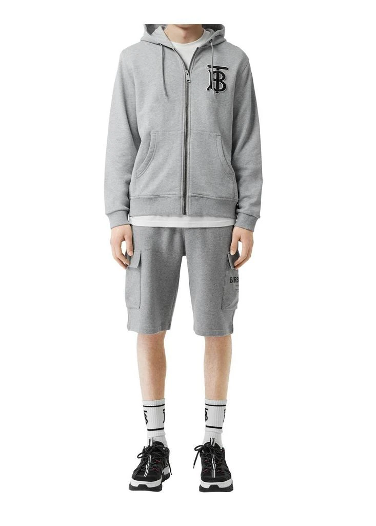 商品Burberry|Monogram motif cotton hooded top,价格¥4449,第4张图片详细描述