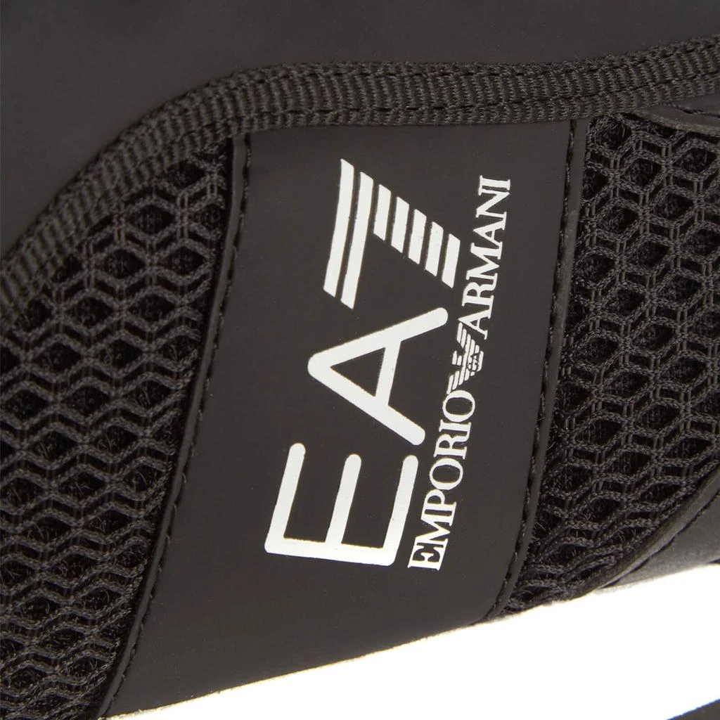 商品EA7|Emporio Armani EA7 Men's Mesh Runner Trainers - Black/White,价格¥637,第4张图片详细描述