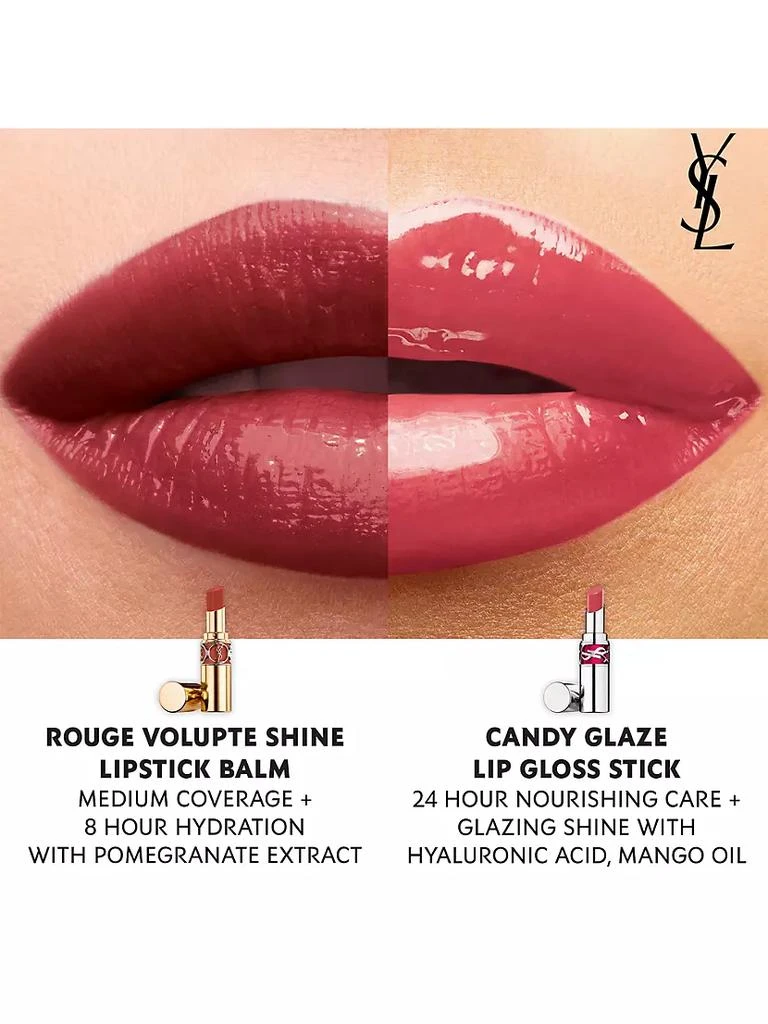 商品Yves Saint Laurent|Rouge Volupté Shine Candy Glaze Lip Gloss Stick,价格¥293,第4张图片详细描述