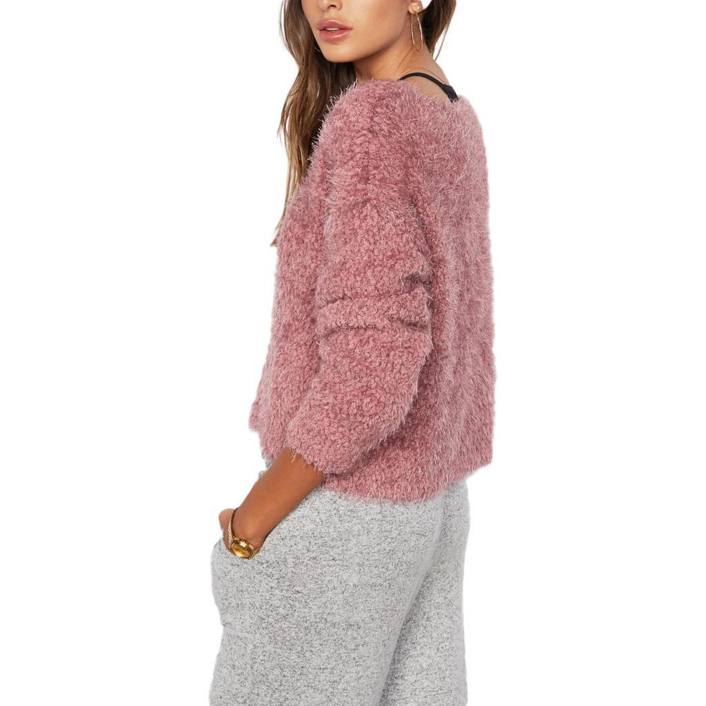 商品Tart|Tart Collections Delilah Women's Fuzzy Striped Slouchy Pullover Sweater,价格¥111,第5张图片详细描述