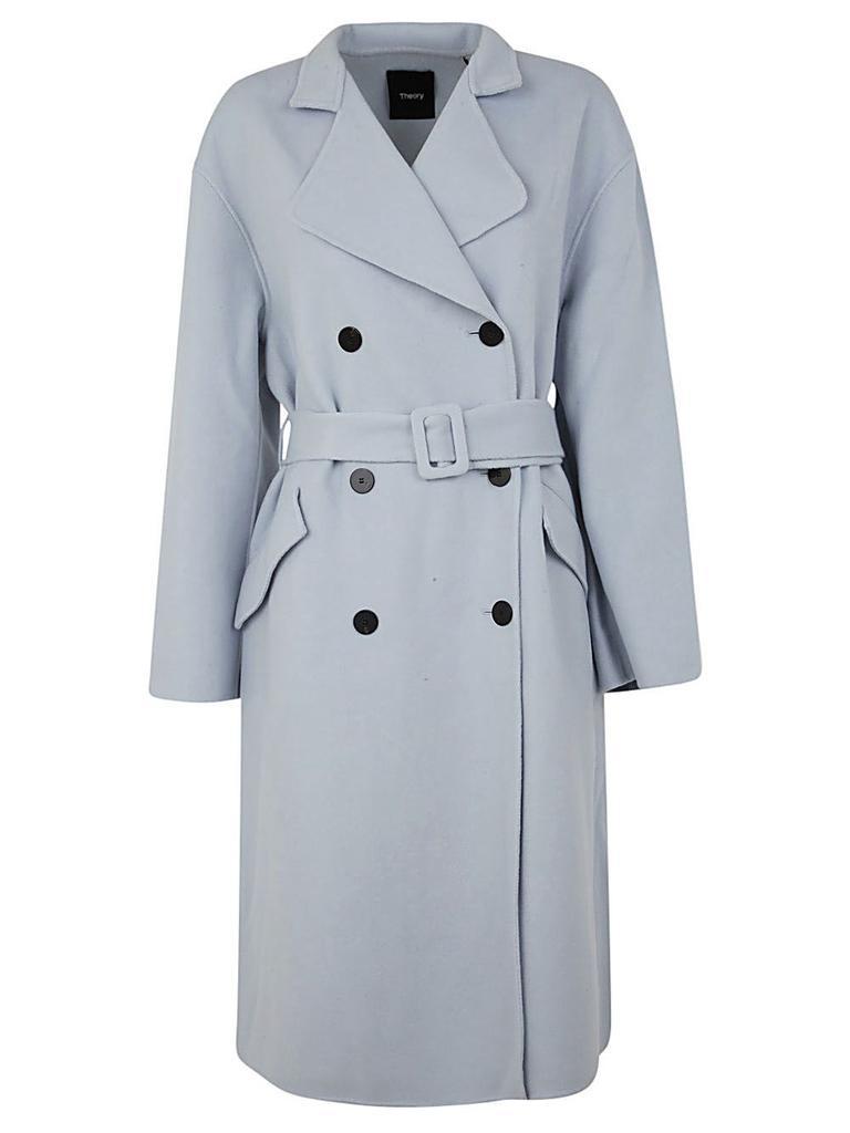 商品Theory|Theory Women's  Blue Other Materials Coat,价格¥5850,第1张图片