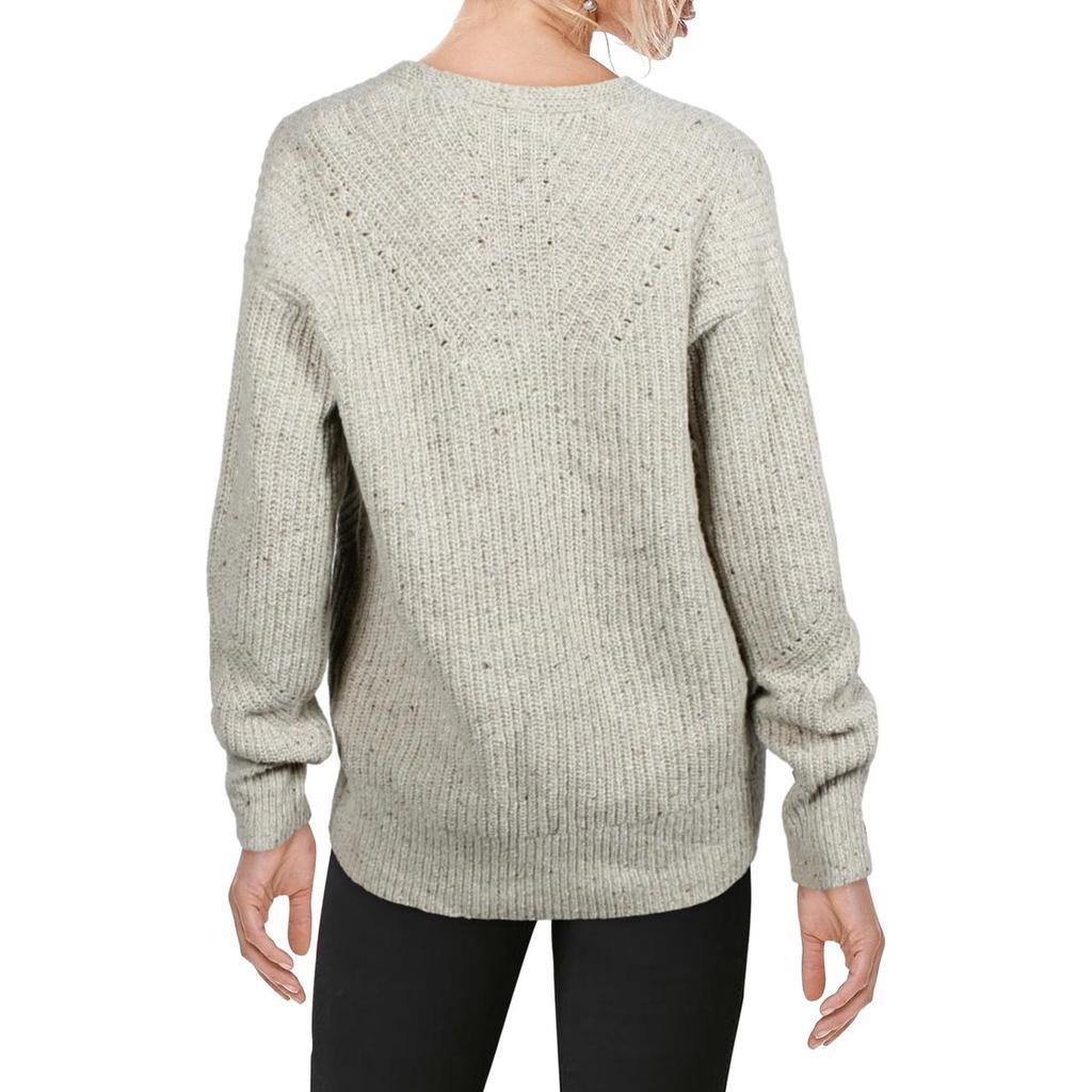 商品Rag & Bone|Rag & Bone Womens Eco Donegal V-Neck Plunging Sweater,价格¥495,第4张图片详细描述