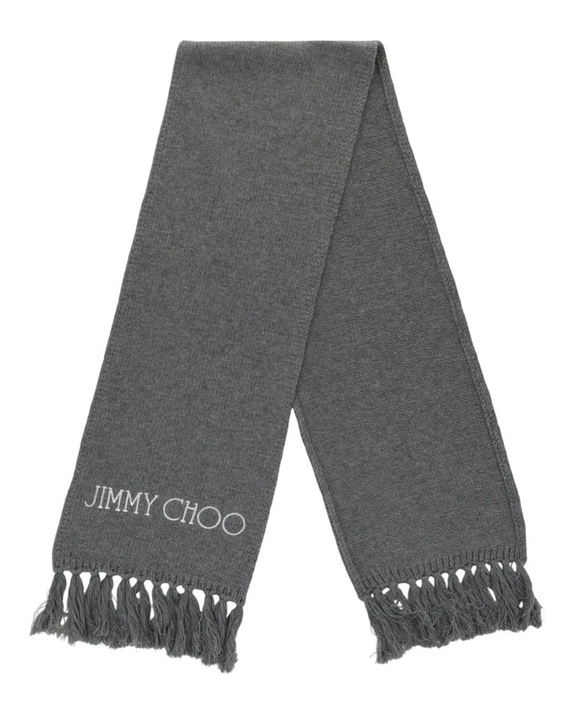 商品Jimmy Choo|Wool Logo Scarf,价格¥2344,第2张图片详细描述