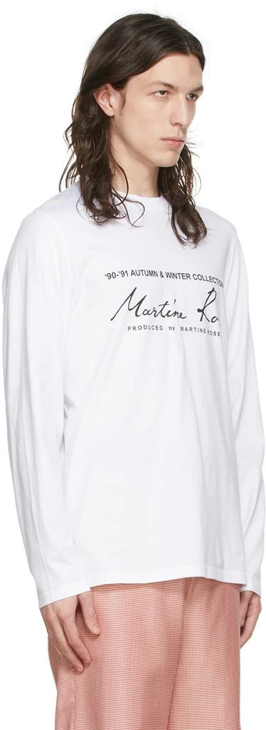 商品Martine Rose|White Cotton T-Shirt,价格¥449,第2张图片详细描述