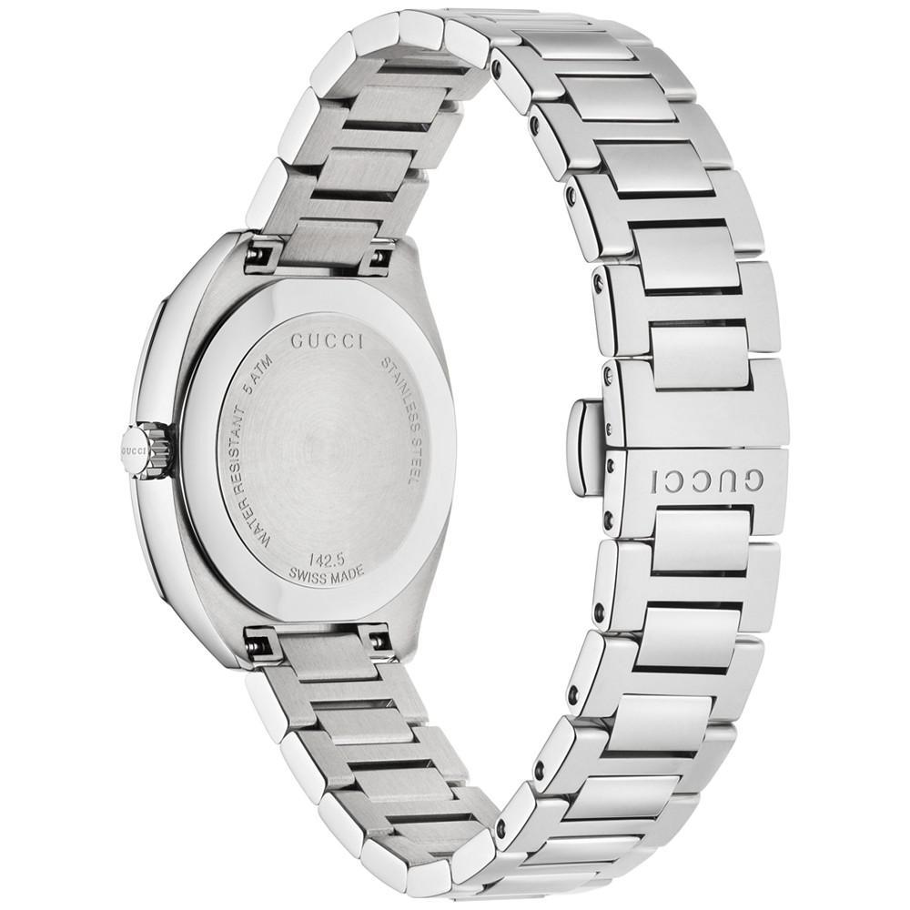 商品Gucci|GG2570 Diamond Accent Stainless Steel Bracelet Watch 29mm,价格¥10324,第5张图片详细描述
