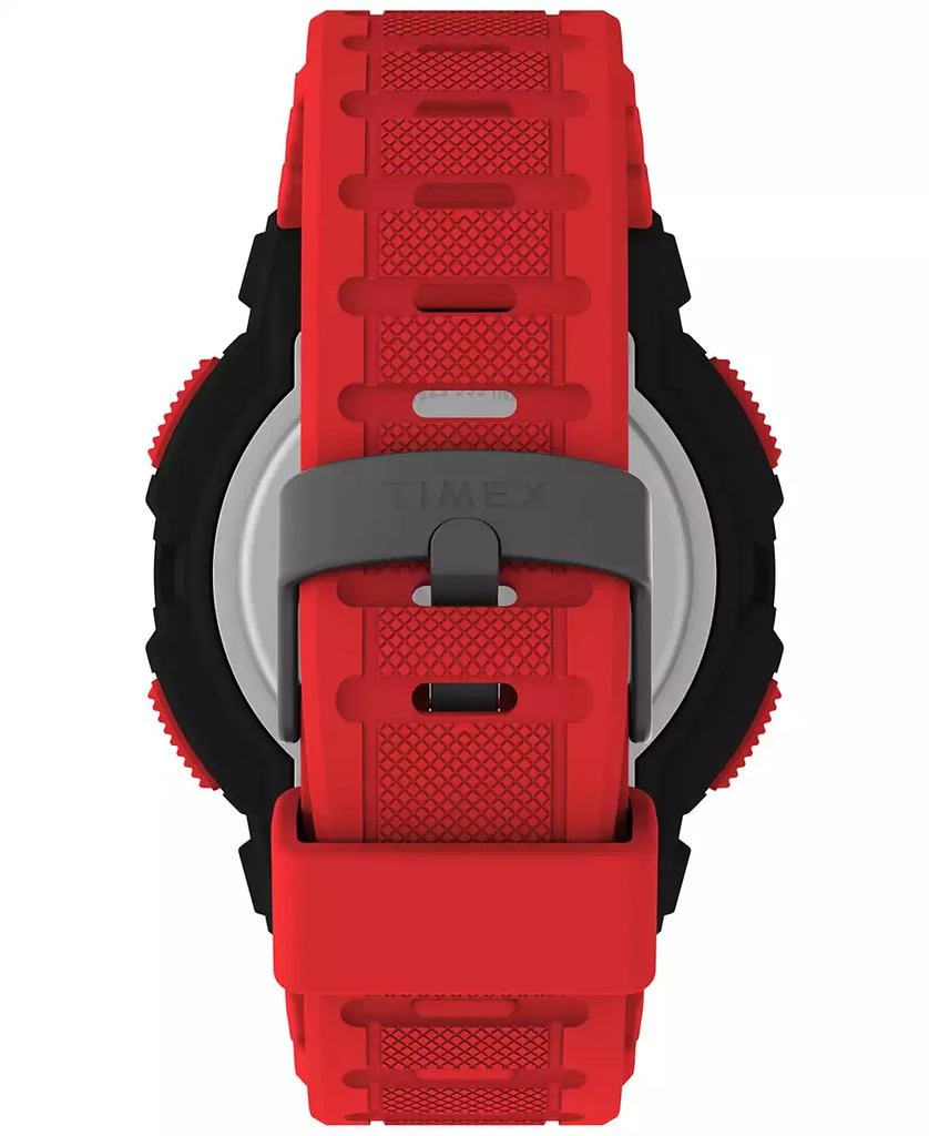 商品Timex|Men's UFC Rumble Digital Red Polyurethane Strap 50mm Round Watch,价格¥487,第4张图片详细描述