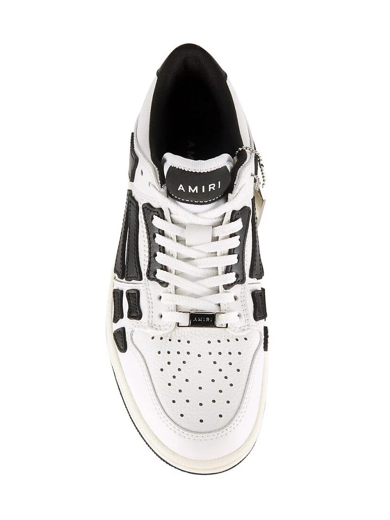 商品AMIRI|Skel Leather Low-Top Sneakers,价格¥4389,第5张图片详细描述