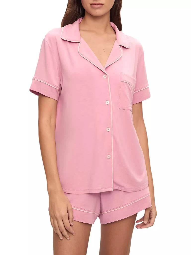 商品Eberjey|Gisele Relaxed 2-Piece Pajama Set,价格¥616,第1张图片