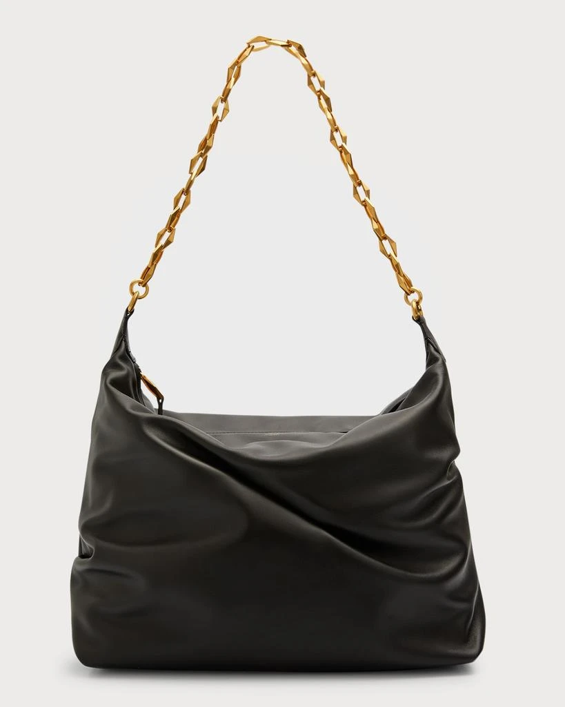 商品Jimmy Choo|Medium Soft Leather Hobo Bag,价格¥15589,第1张图片