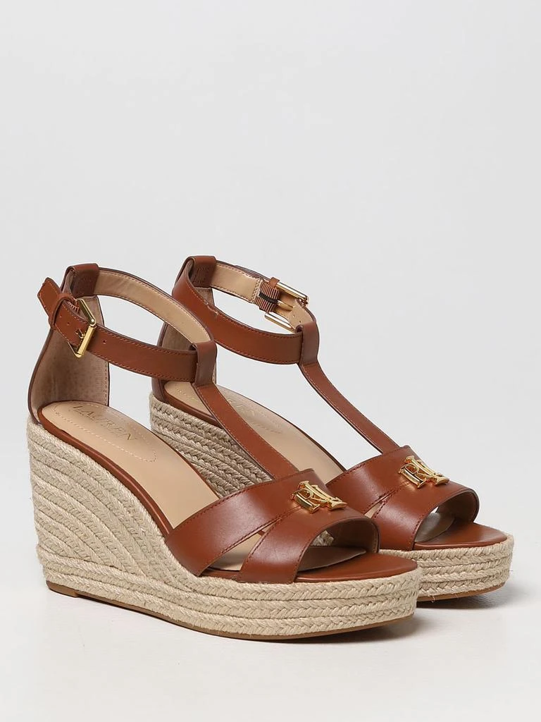 商品Ralph Lauren|Lauren Ralph Lauren wedge sandal in leather,价格¥517,第2张图片详细描述