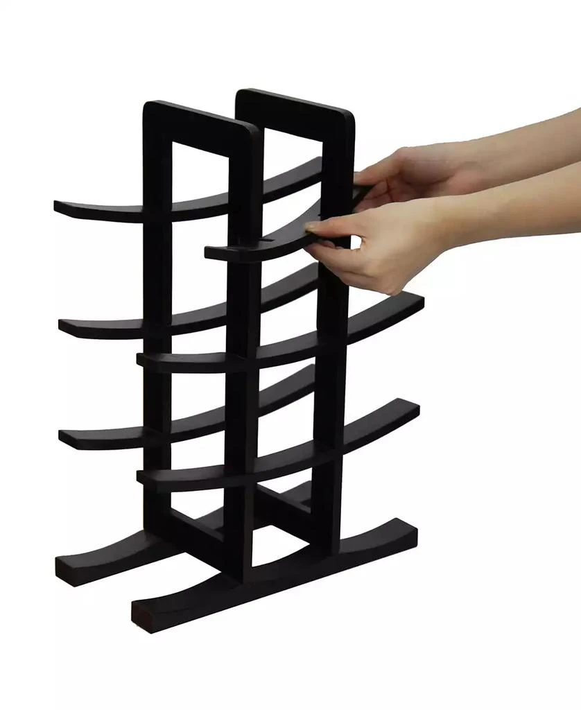 商品Oceanstar|12-Bottle Bamboo Wine Rack,价格¥281,第5张图片详细描述