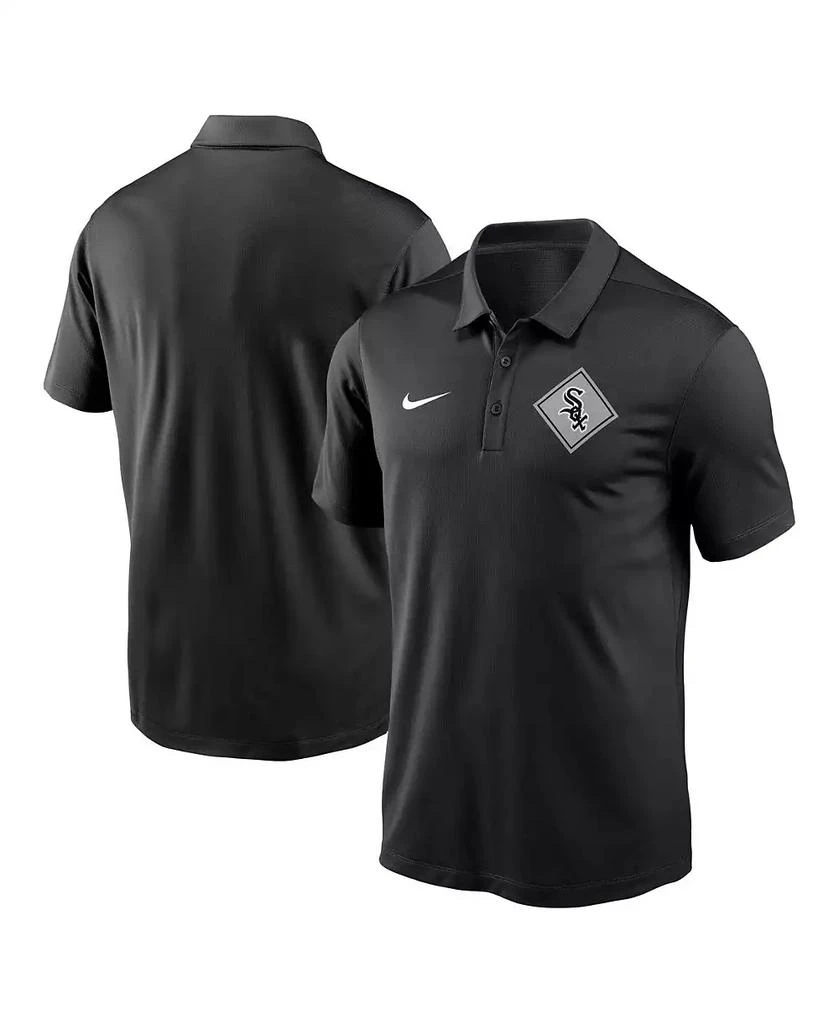 商品NIKE|Men's Black Chicago White Sox Diamond Icon Franchise Performance Polo Shirt,价格¥408,第2张图片详细描述