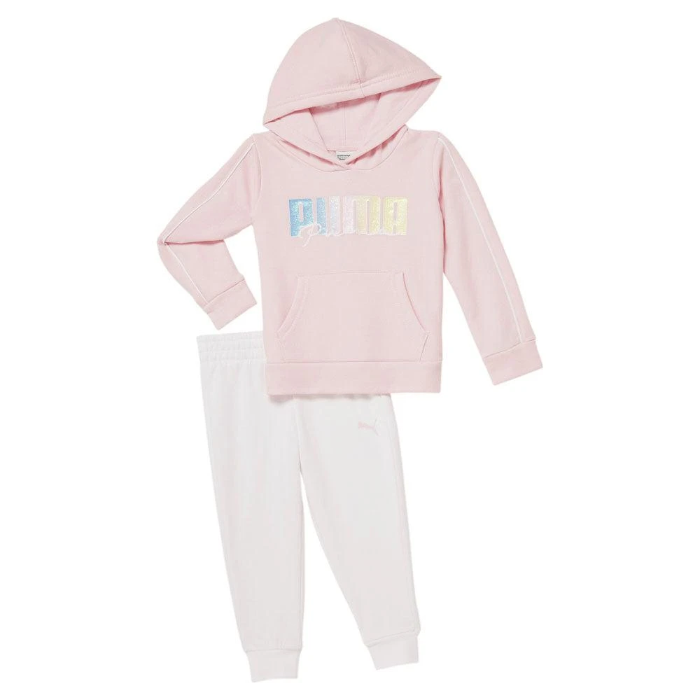 商品Puma|Two-Piece Fleece Pullover Hoodie & Jogger Set (Toddler),价格¥174,第1张图片