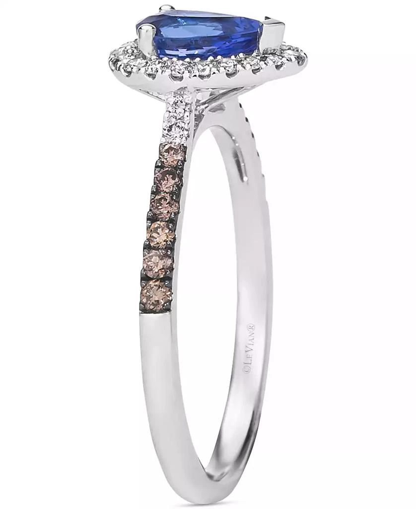 商品Le Vian|Blueberry Tanzanite (1/2 ct. t.w.) & Diamond (1/3 ct. t.w.) Ring in 14k White Gold,价格¥16584,第4张图片详细描述