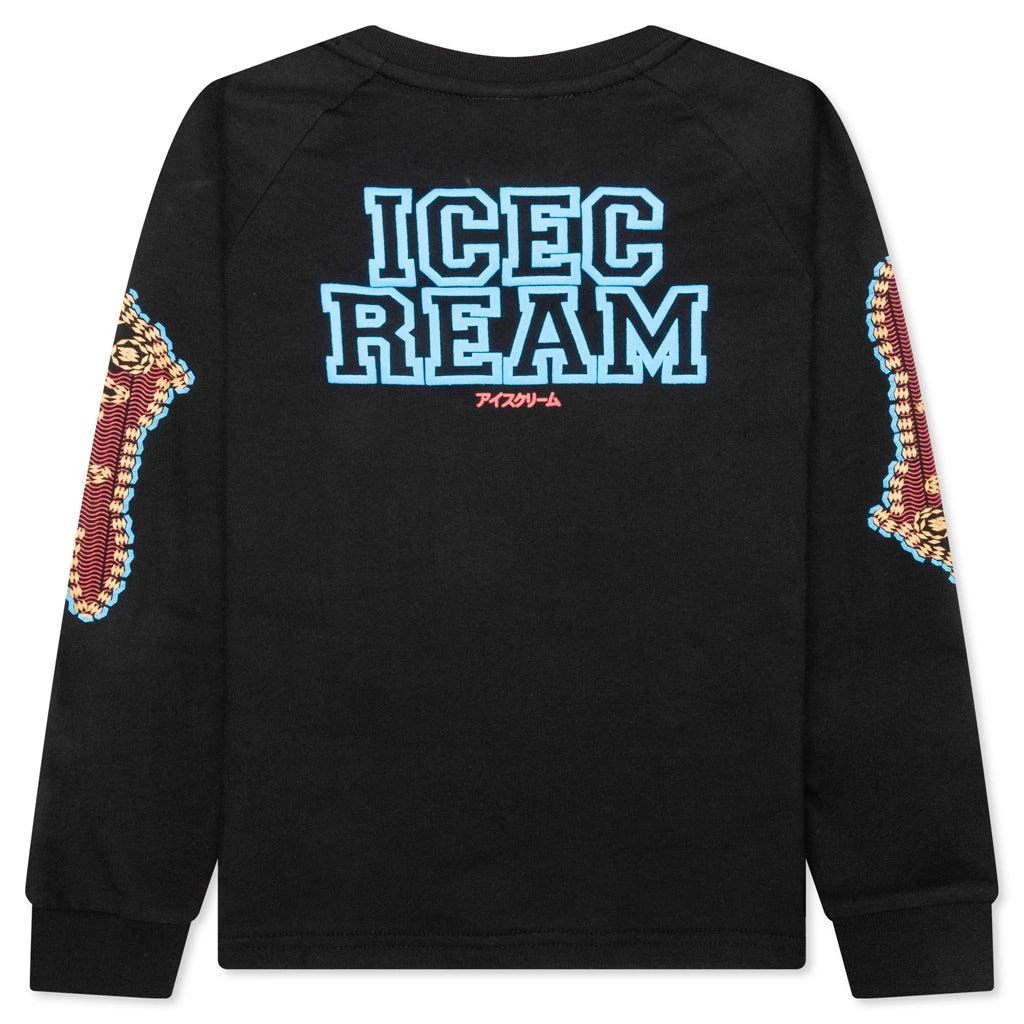 商品Icecream|Kid's Everything L/S Raglan - Black,价格¥365,第2张图片详细描述