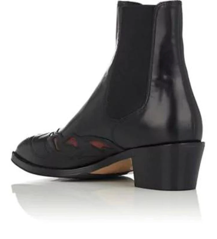 商品Dries Van Noten|Western-Inspired Leather Chelsea Boots,价格¥3712,第3张图片详细描述