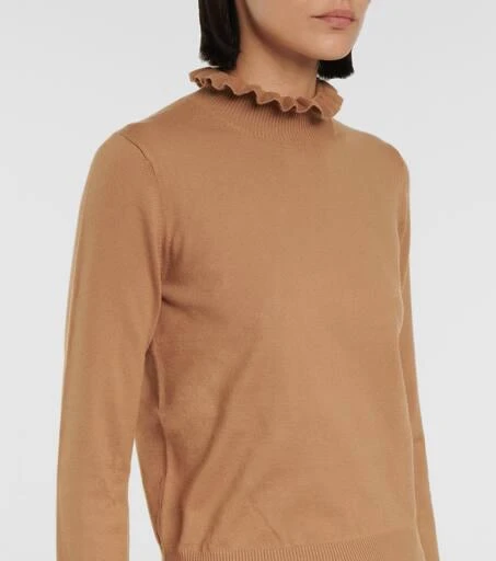 商品See by Chloé|Ruffled-neck knit sweater,价格¥1544,第4张图片详细描述