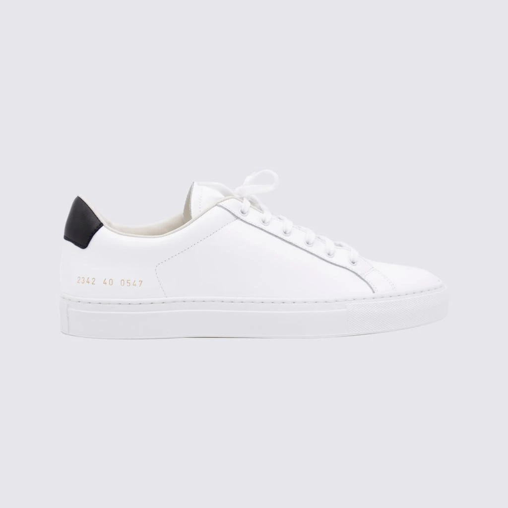 商品Common Projects|COMMON PROJECTS WHITE LEATHER SNEAKERS,价格¥1858,第1张图片