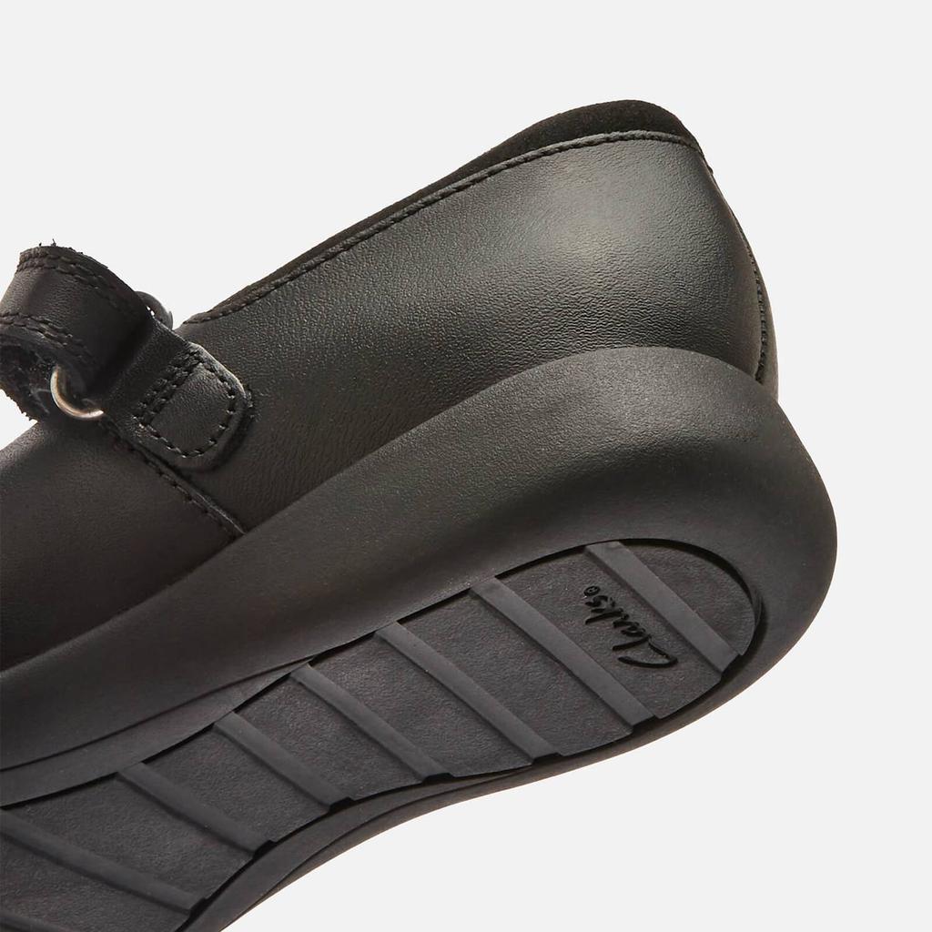 Clarks Etch Beam Kids' School Shoes - Black Leather商品第4张图片规格展示