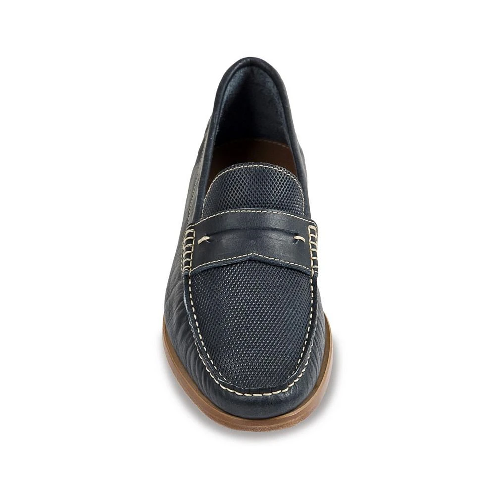 Men's Moc Toe Penny Strap with Textured Vamp 商品