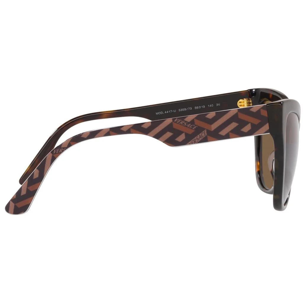 商品Versace|Versace Women's Sunglasses - Dark Brown Lens Cat Eye Acetate Frame | VE4417U 535973,价格¥688,第5张图片详细描述