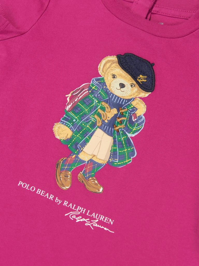 商品Ralph Lauren|Baby Girls Bear T-Shirt in Pink,价格¥435,第3张图片详细描述