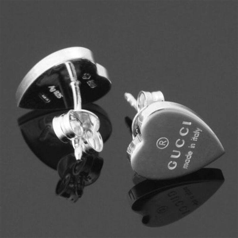 Gucci 古驰 纯银心形 耳环 YBD22399000100U商品第3张图片规格展示