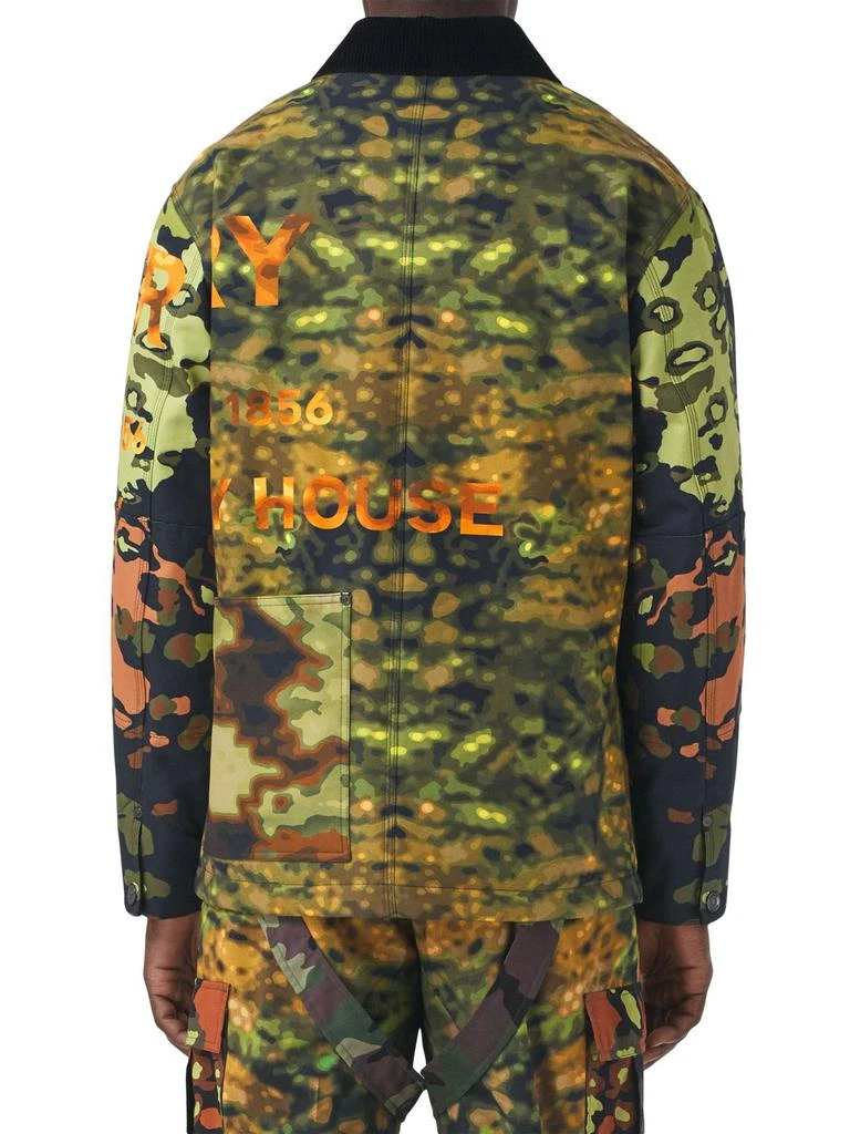 商品Burberry|Malvern Camouflage Logo Print Jacket,价格¥6615,第2张图片详细描述