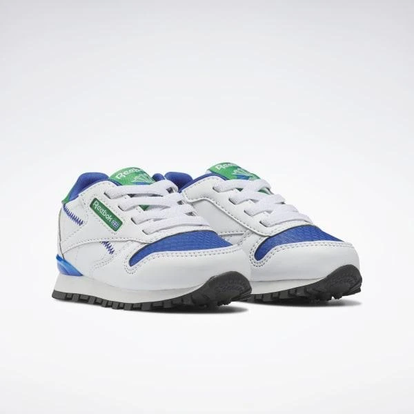 商品Reebok|Classic Leather Step 'n' Flash Shoes - Toddler,价格¥422,第3张图片详细描述