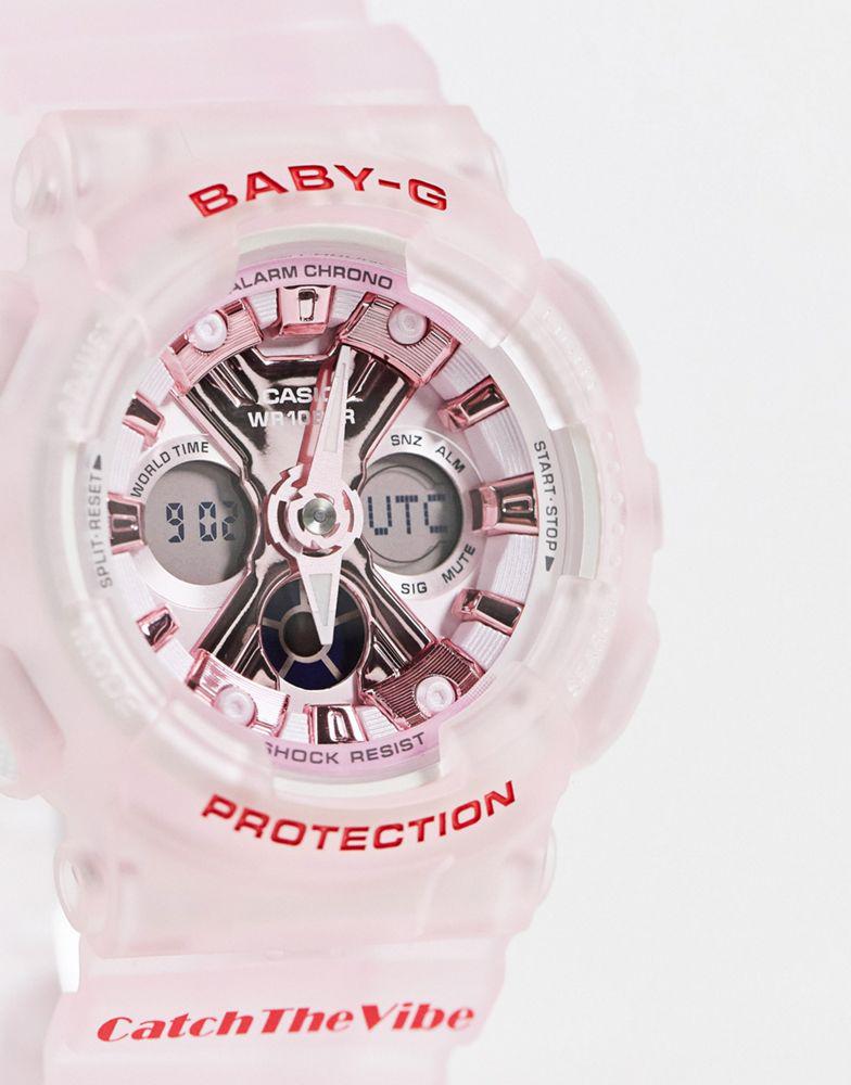 Casio]Casio Baby-G x Riehata watch in pink 价格¥611 | 别样海外购