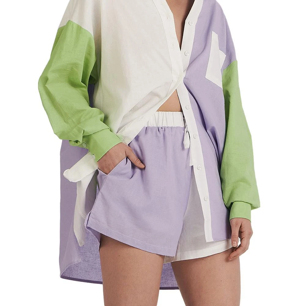 商品Charlie Holiday|Women's Romi Colorblock Shorts,价格¥178,第1张图片