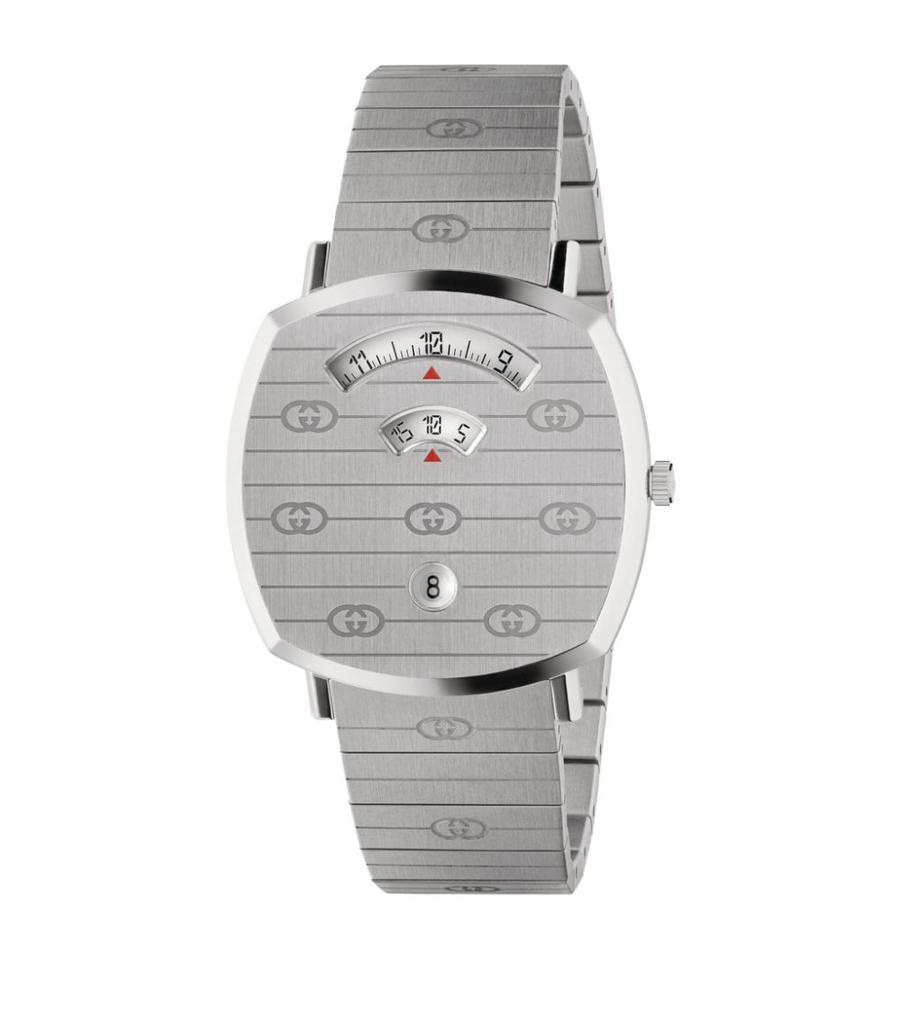 商品Gucci|Steel Grip Watch 38mm,价格¥10932,第1张图片