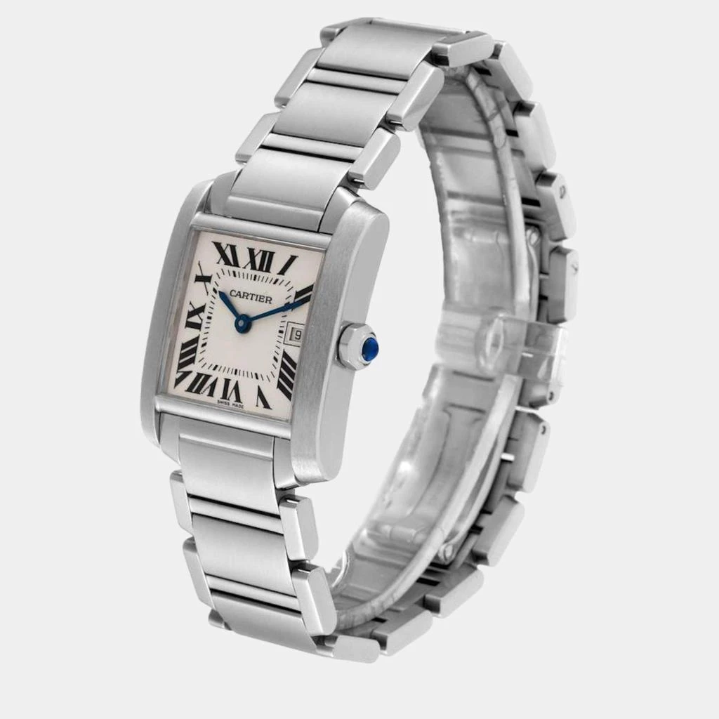 Cartier Tank Francaise Midsize Silver Dial Steel Ladies Watch W51011Q3 商品
