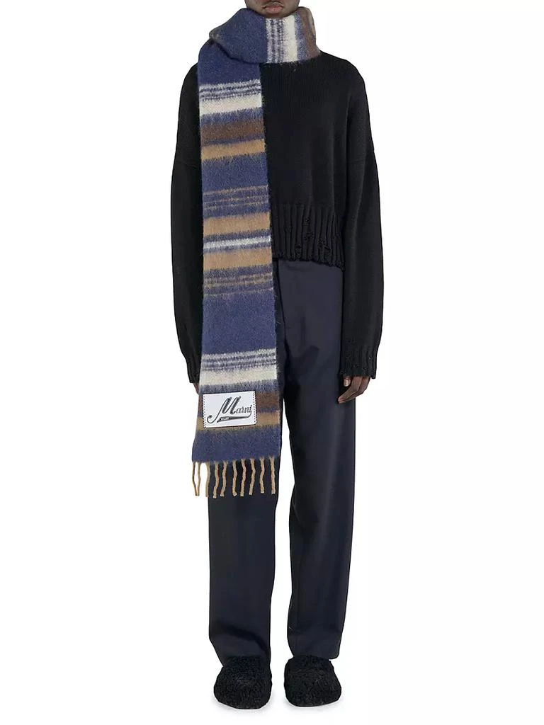 商品Marni|Alpaca-Wool Striped Scarf,价格¥1549,第2张图片详细描述