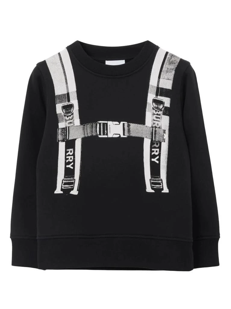 商品Burberry|Backpack print sweatshirt,价格¥2519,第1张图片