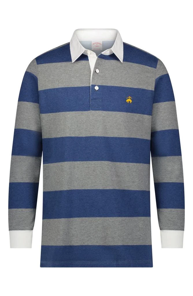 商品Brooks Brothers|Stripe Long Sleeve Rugby Shirt,价格¥451,第1张图片