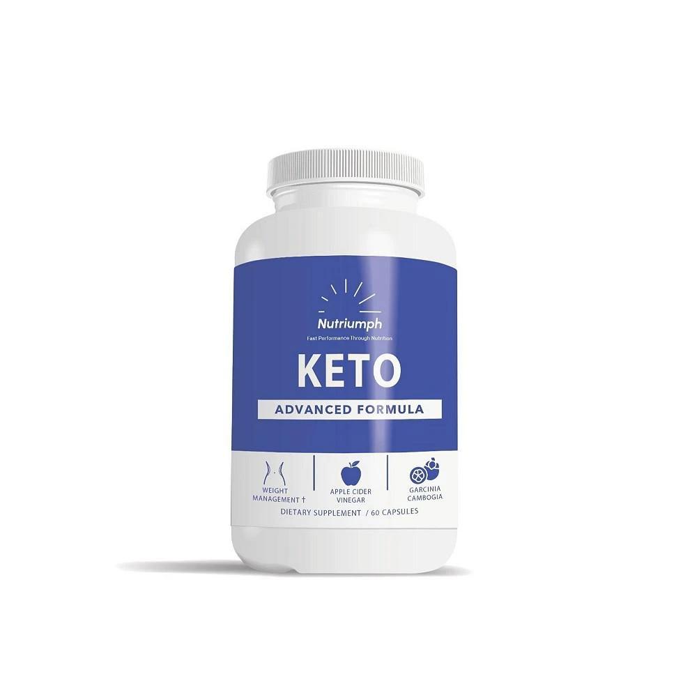 商品Nutriumph|KETO ADVANCED FORMULA - Fat Burning Weight Loss Formula with Apple Cider Vinegar & Garcinia Cambogia | 60 capsules,价格¥187,第1张图片