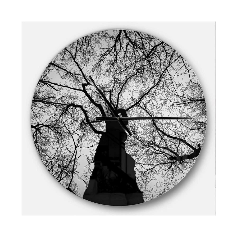 商品Design Art|Designart Oversized Forest Round Metal Wall Clock,价格¥1226,第1张图片