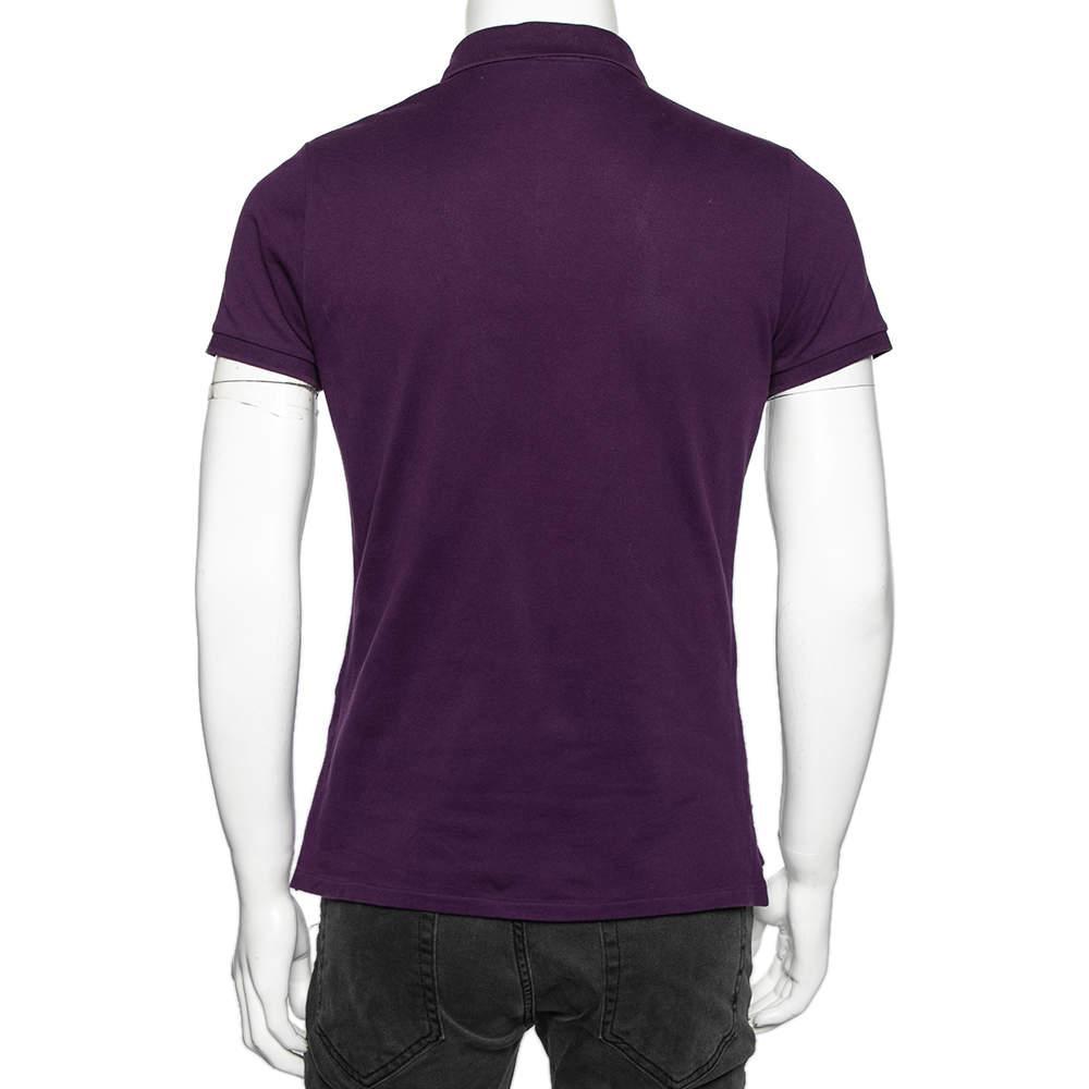 商品[二手商品] Ralph Lauren|Ralph Lauren Purple Cotton Polo Tshirt XL,价格¥750,第5张图片详细描述